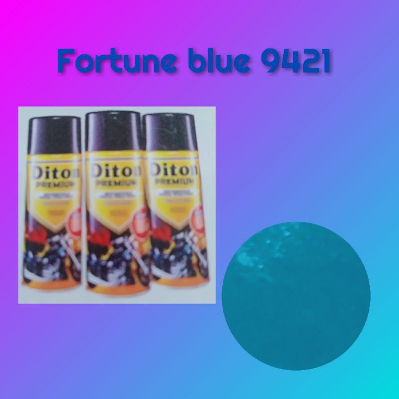pilok diton premium Fortune blue 9421 biru muda isi 400cc