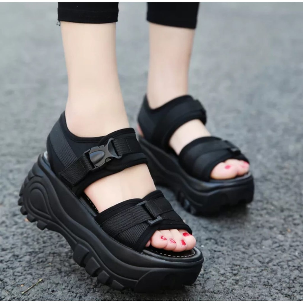 Alea Sandal Tali Wanita Wedges Tinggi FS250