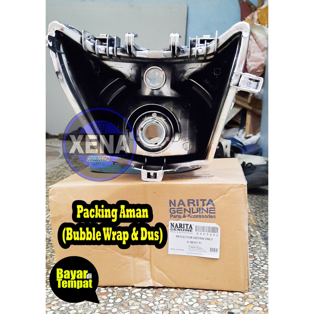 REFLEKTOR LAMPU DEPAN HONDA BEAT FI (2012 - 2015)