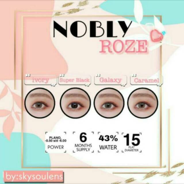 SOFTLENS NOBLY ROZE