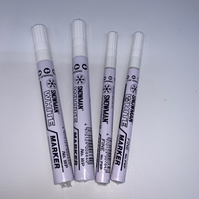 Spidol Snowman Gold Silver White Besar + Kecil