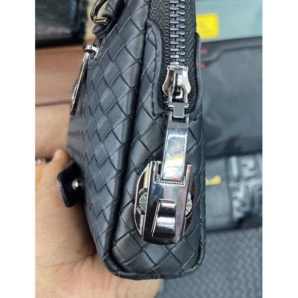 Clutchbag Tas Tangan Anyam Luar Unisex Handbag Branded Berkualitas