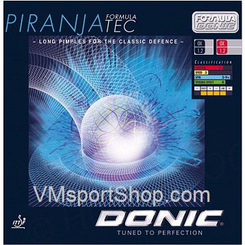 Donic Piranja Formula Tec OX - Karet Bintik Bet Pingpong Tenis Meja