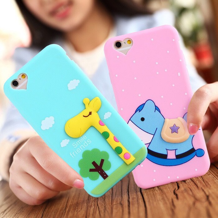 Soft case 3D 4D timbul Bebek Iphone 7,Iphone 8, Iphone 7 Plus/ 7+, 8 Plus, 8+