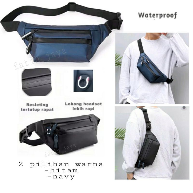 WAISTBAG tas selempang NEW pria wanita trendy anti air