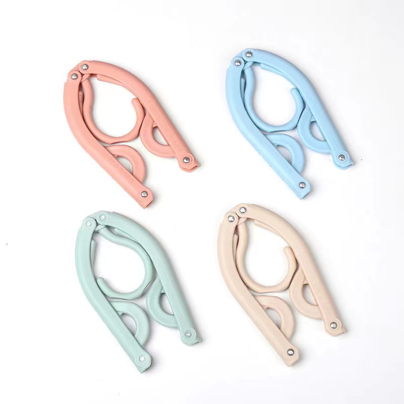 Gantungan Baju Lipat Serbaguna &amp; Gantungan Baju Warna Warni  Magic Hanger Portable Travel Size