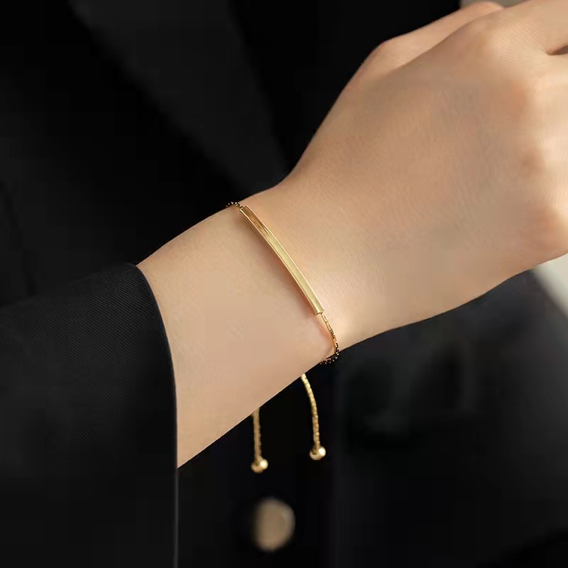 (Hello Girl)G11 Gelang Wanita Gelang Tangan Serut Import