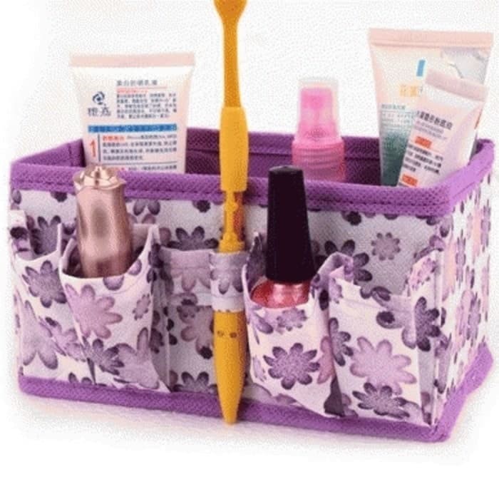 Jual Rak Kosmetik Promo Bahan Kain / Storage Cosmetic Organizer Limited