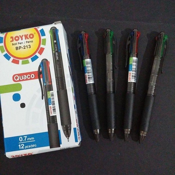 

Pulpen Joyko 4 warna / Joyko Quaco BP-213
