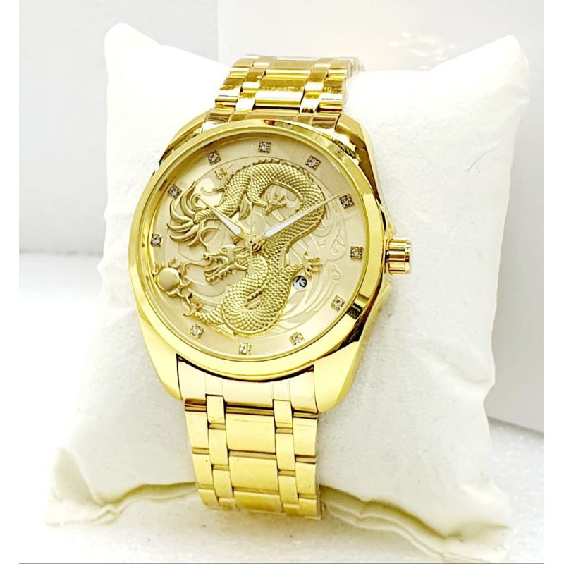 Jam Tangan Pria Rolex Stainless stell naga