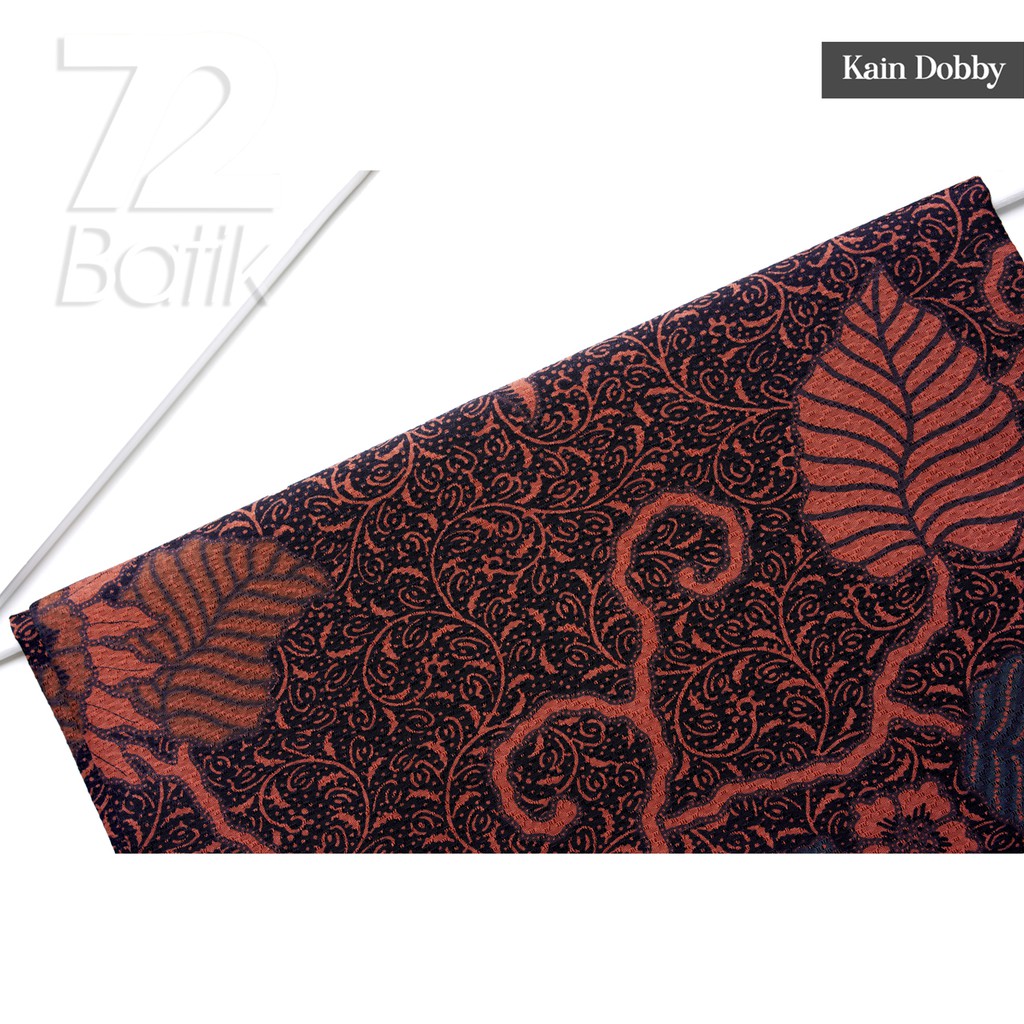 KAIN BATIK PREMIUM Dobby Motif Kembang Warna Hitam Nila Hijau Orange 728715 Cap 72 Jarik Jarit Samping Kebat Panjang Batik Dobby Modern Premium Bahan Seragam Batik Pernikahan Kantor Keluarga Murah Kamen Jadi Batik Bali Lembaran