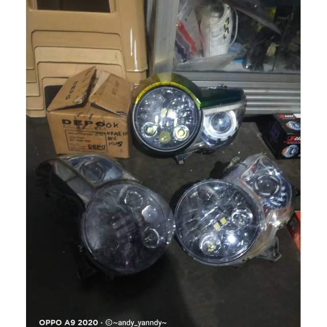 Reflektor lampu tiger revo pece daymaker+proji