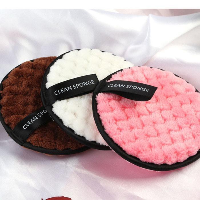 Makeup Removal Clean Sponge Puff Double-Sided Face Cleansing Puff Makeup Remover Cotton Puff F953