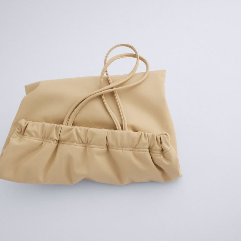 ZRA DRAWSTRING CLOSURE TOTE BAG