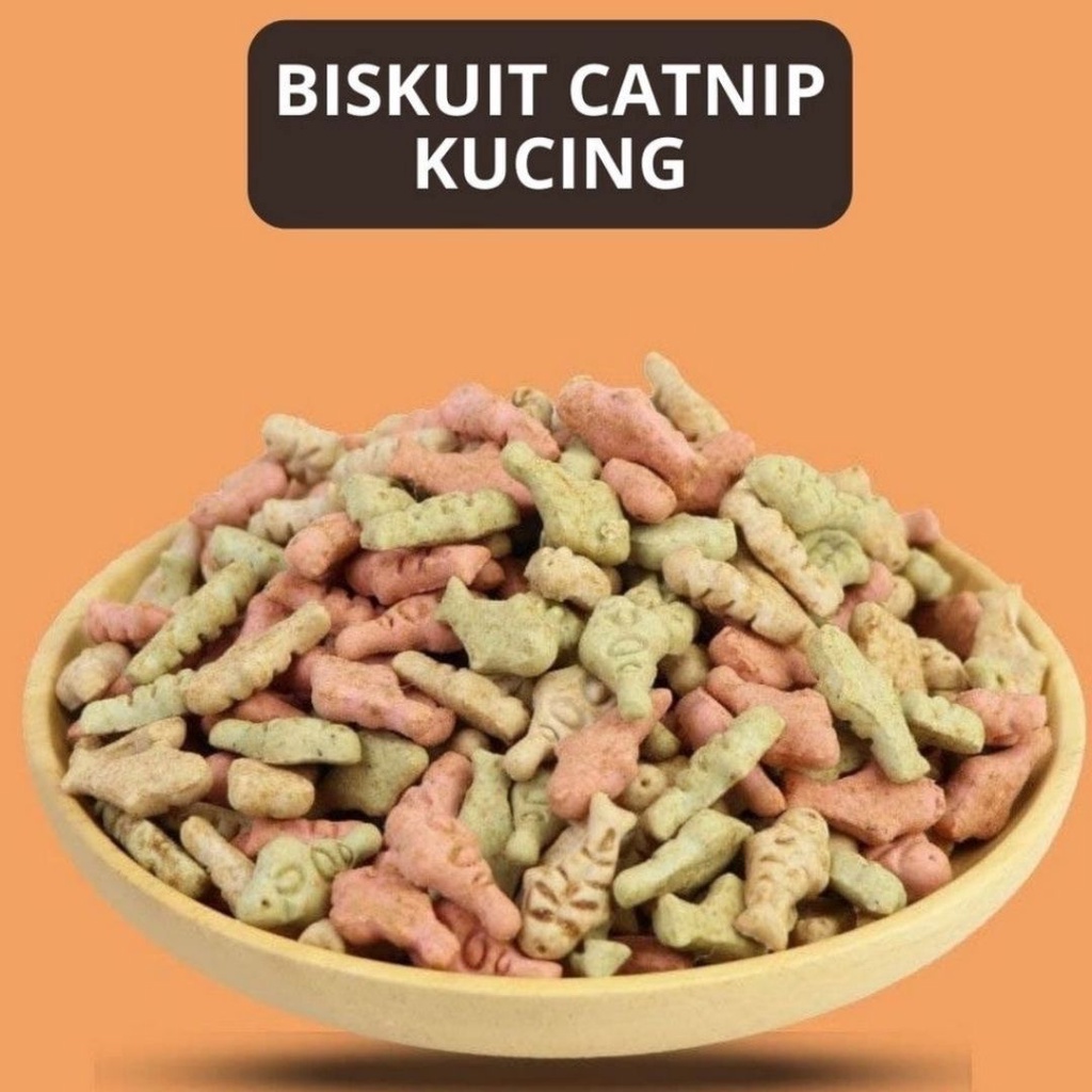 Biscuit Catnip Cat Kucing FEZONE