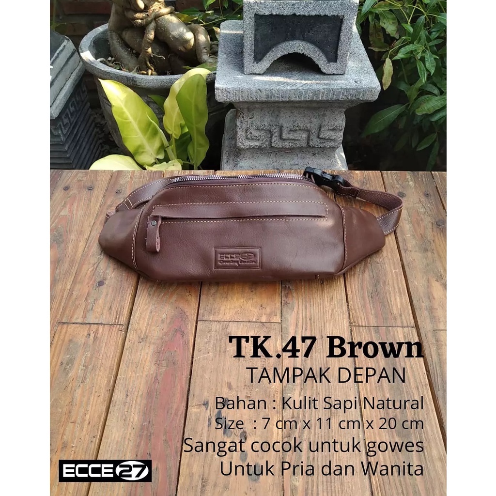 TAS KULIT TK.47 BROWN ECCE 27