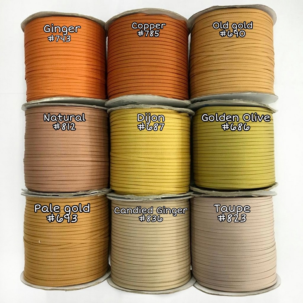 1 ROLL 350 YARD - 3 MM PITA GROSGRAIN IMPORT PREMIUM (1/8&quot;) | PITA KADO HAMPERS