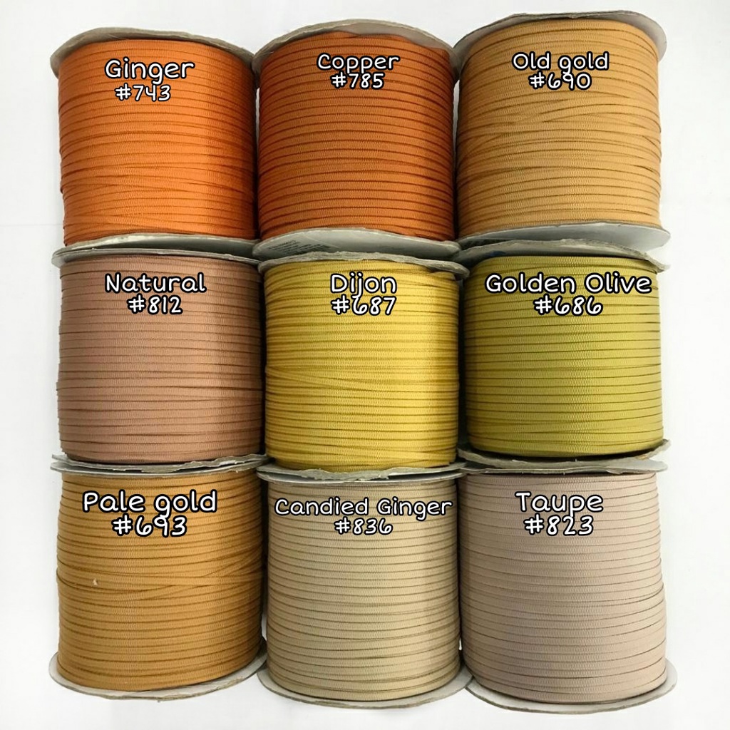 1 ROLL 350 YARD - 3 MM PITA GROSGRAIN IMPORT PREMIUM (1/8&quot;) | PITA KADO HAMPERS