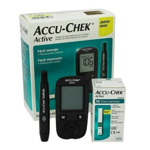 accucheck aktif alat cek gula darah include strip25 - accucheck active