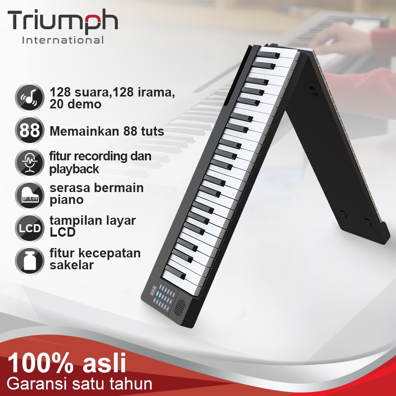 88-Key Piano Piano Elektronik Multifungsi Piano Elektronik Profesional Rumah Pintar