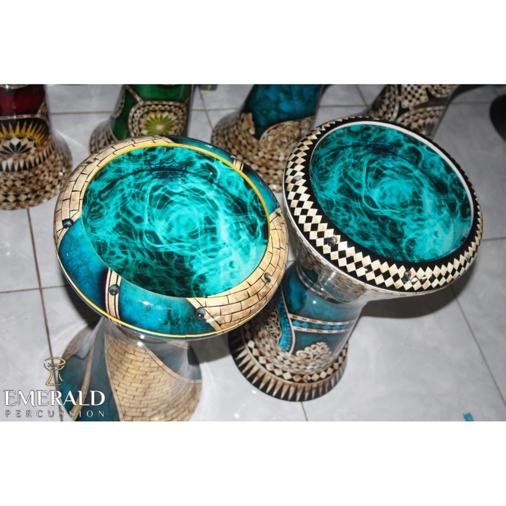 Jual Darbuka Sombaty Dumbuk Mika Emin Darbuka Alumunium Cor Shopee