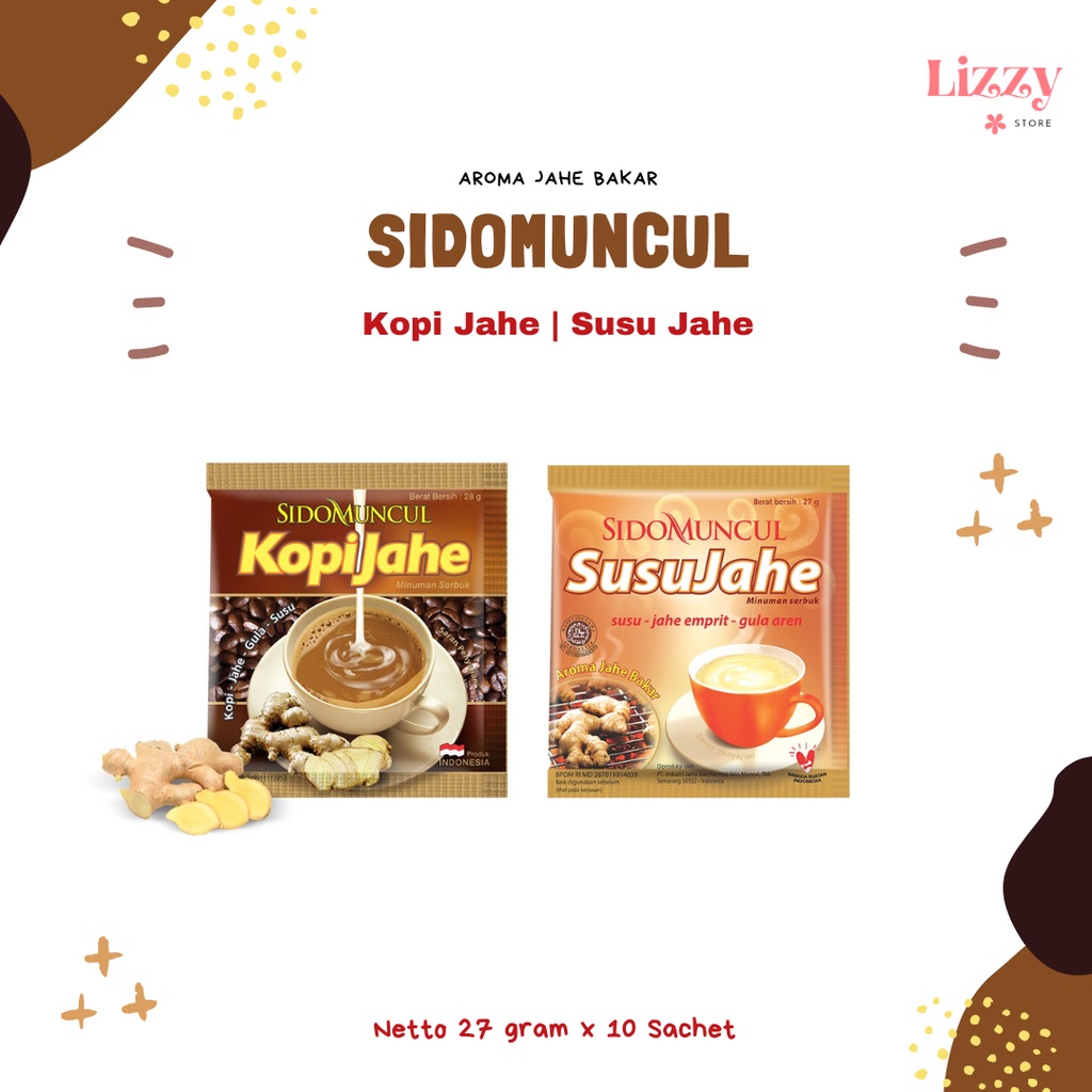 

Sido Muncul Susu Jahe | Kopi Jahe Kemasan 10sachet