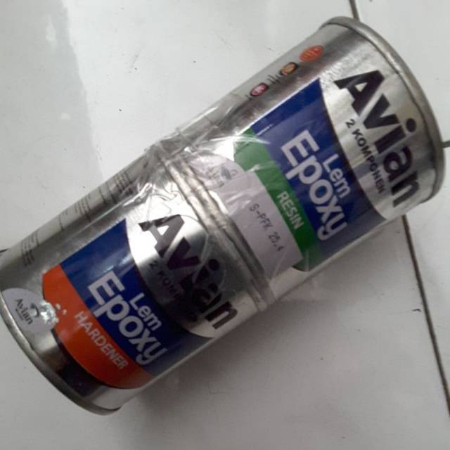 

Avian lem epoxy 2 komponen pesin + hardener lem kayu besi kaca