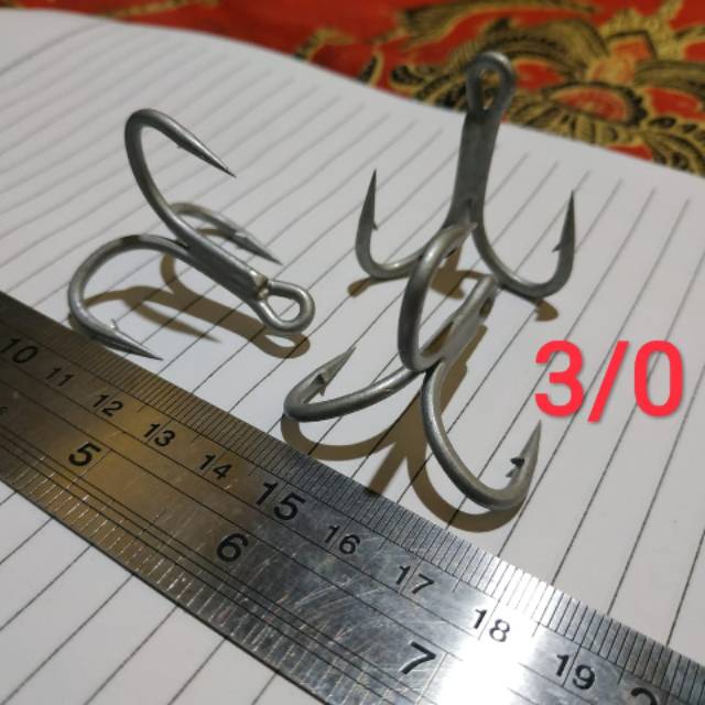 Treble hook extra strong 4X