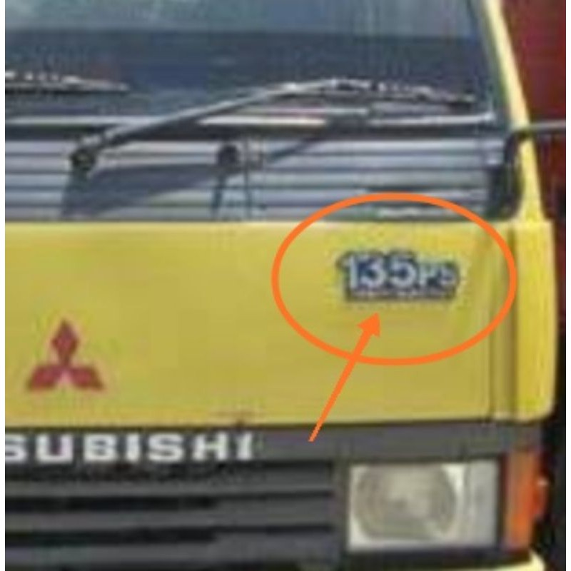 Emblem logo ps135 colt diesel set 3pc