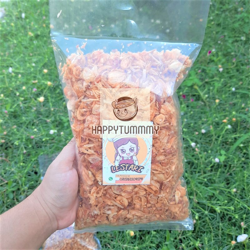 BAWANG GORENG LESTARI 1KG TANPA CAMPUR TEPUNG