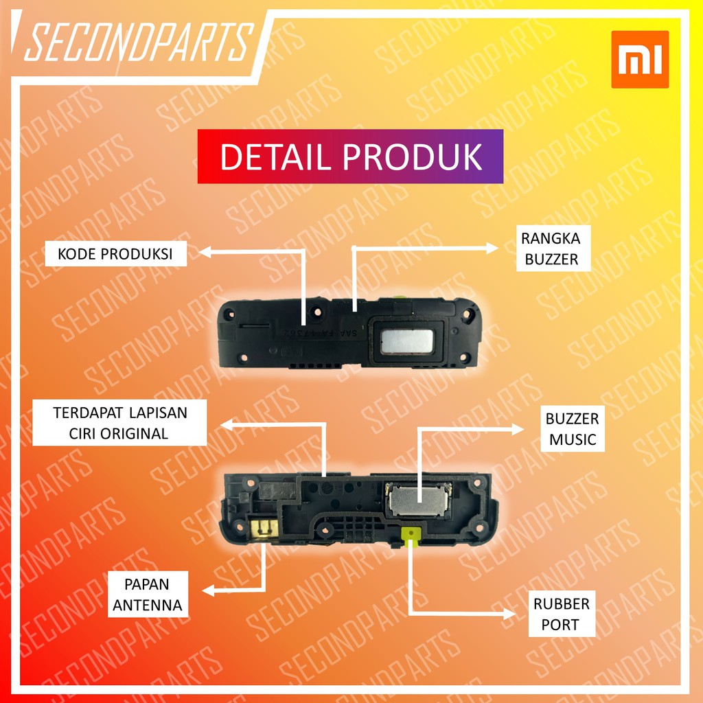 SPEAKER MUSIC BUZZER SUARA XIAOMI REDMI 4A / 4A PRIME ORIGINAL COPOTAN