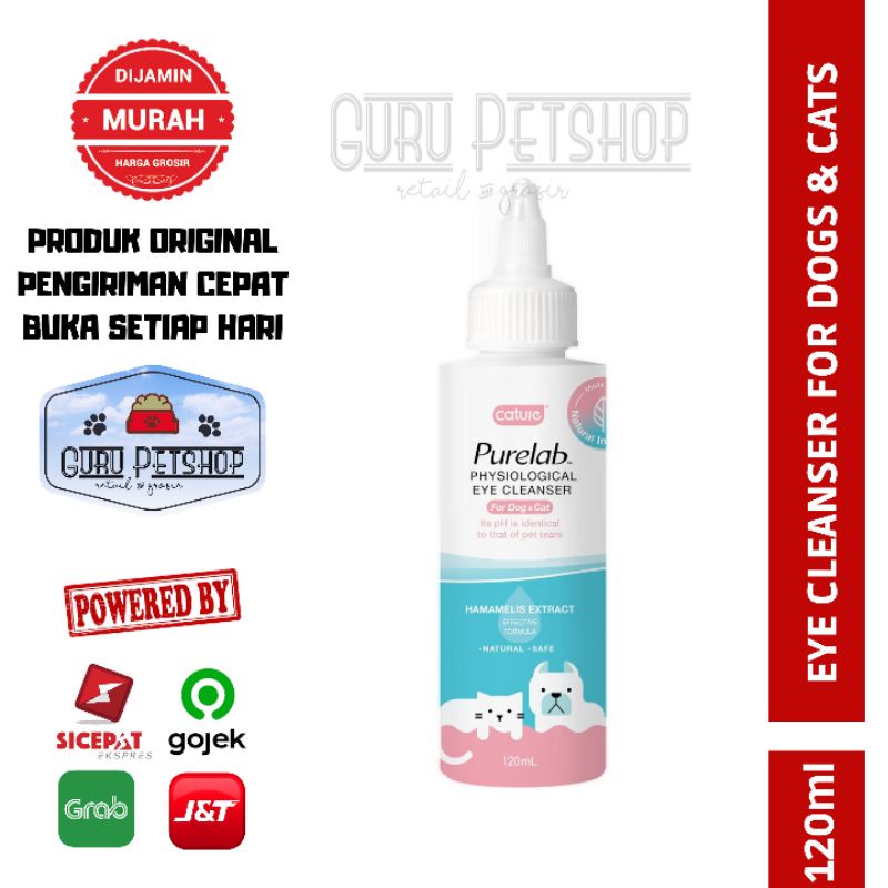 Cature Purelab Eye Cleanser - Cature Pembersih Mata Anjing Kucing