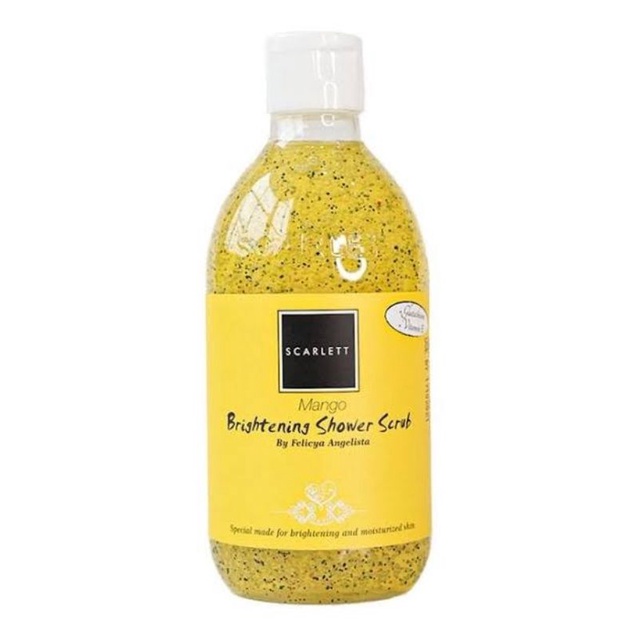 SCARLETT BRIGHTENING SHOWER SCRUB MANGO