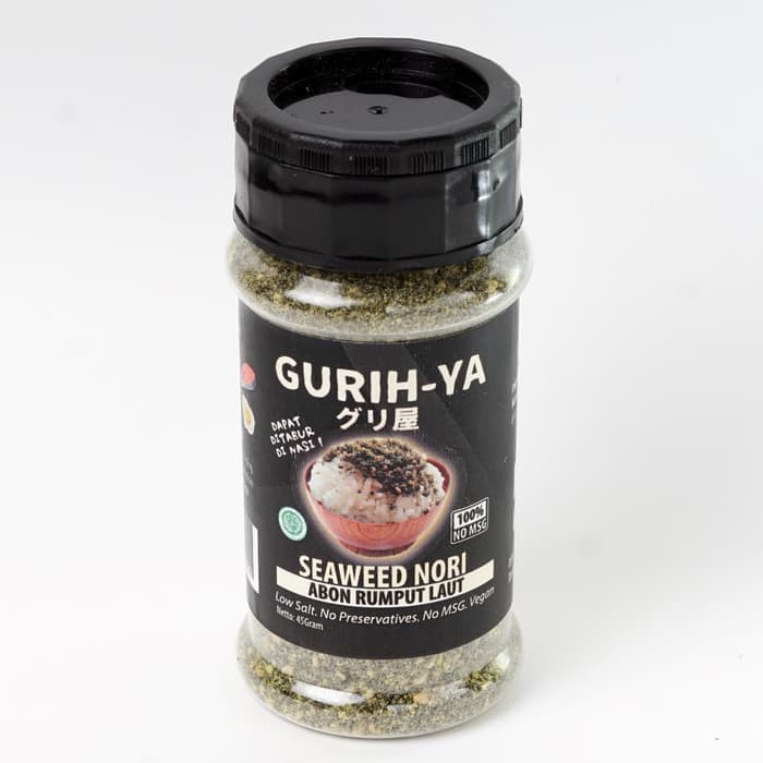 

Alsiha Sehat Alami Organik GURIH-YA BOTTLE Seaweed / Spicy Seasoning