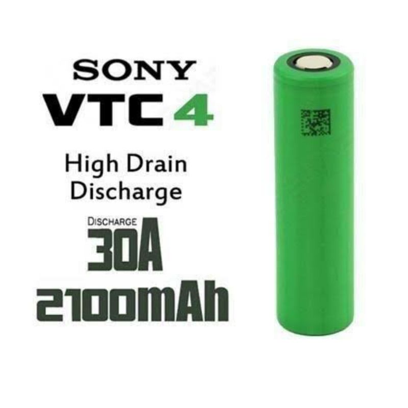BATERAI BATRE SONY VTC4 18650 AUTHENTIC 2100MAH 30A MURATA ORIGINAL