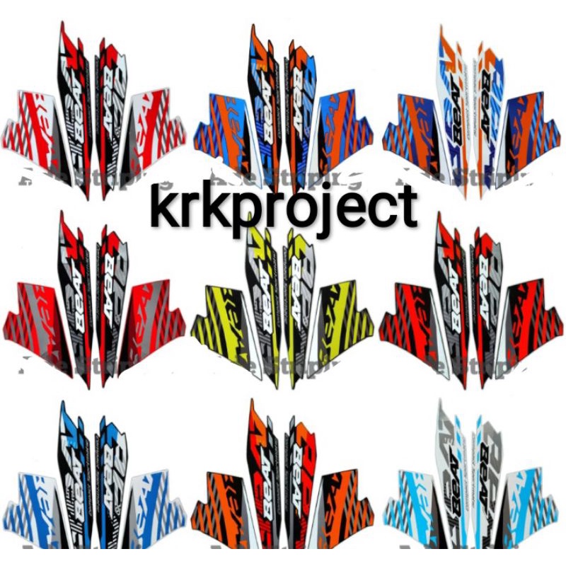 striping stiker honda beat 2021 esp