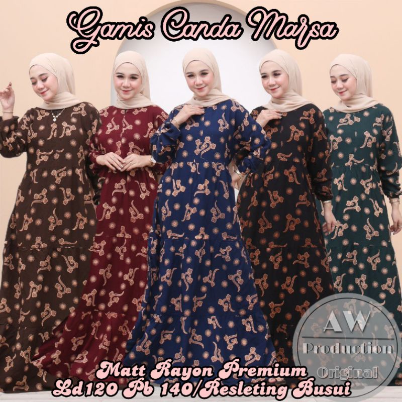 Gamis Rayon Premium Model Susun Jumbo Resleting Busui Homeydress Baju Wanita Kekinian Termurah Terlaris