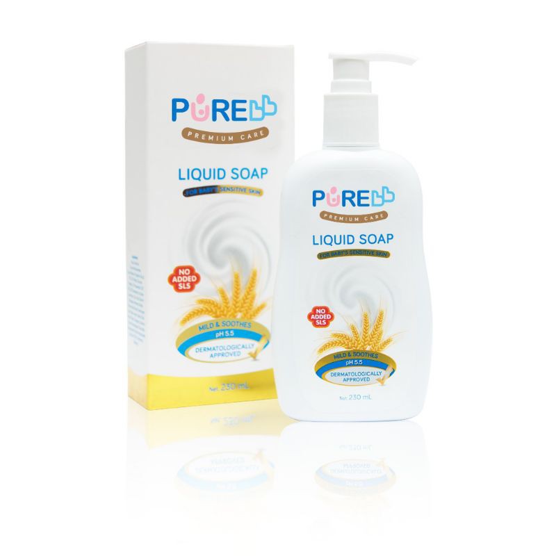 PureBb Pure Bb Baby Liquid Soap 230ml Sabun cair bayi untuk kulit sensitif