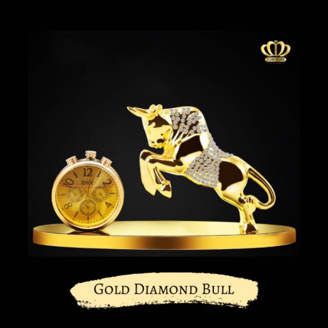 Parfum Pengharum pewangi hiasan Mobil CC berlian Banteng Gold