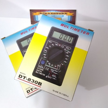 MULTIMETER - AVOMETER - MULTITESTER DIGITAL DT-830B DT830B ALAT PENGUKUR AKURAT