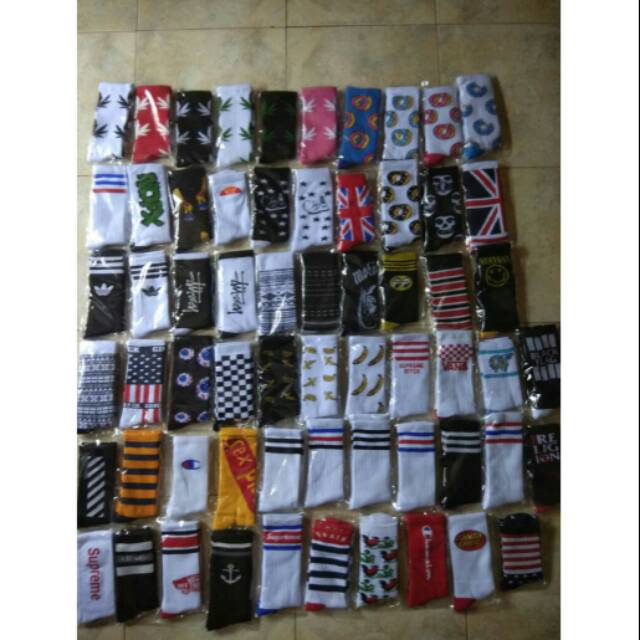  Kaos kaki custom  skate old school Shopee Indonesia