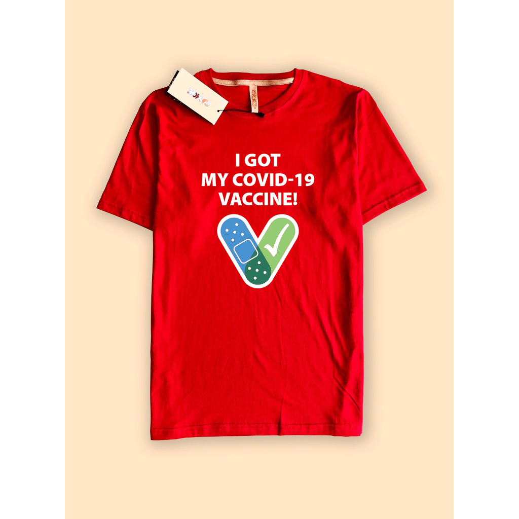 Kaos Tshirt I got my covid 19 vaccine Vaksin