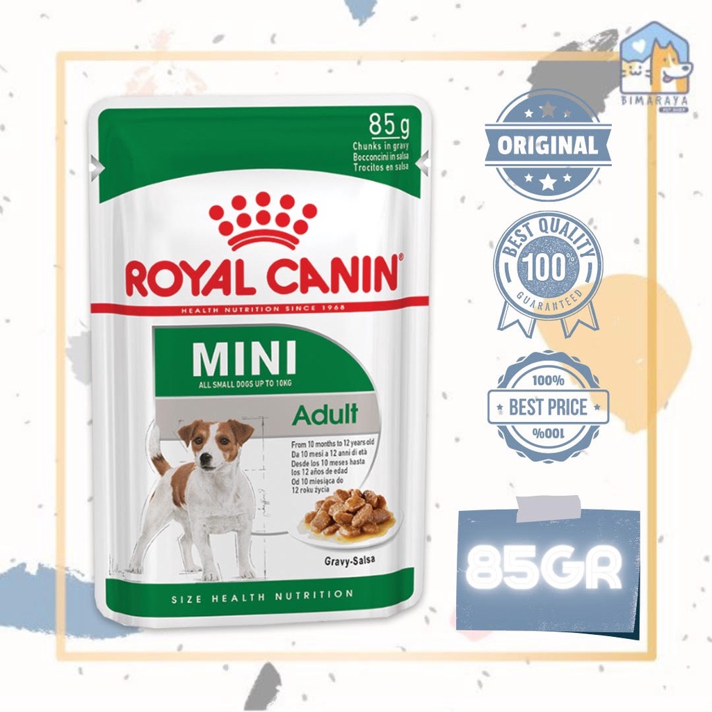 ROYAL CANIN MINI ADULT WET FOOD 85GR (POUCH)