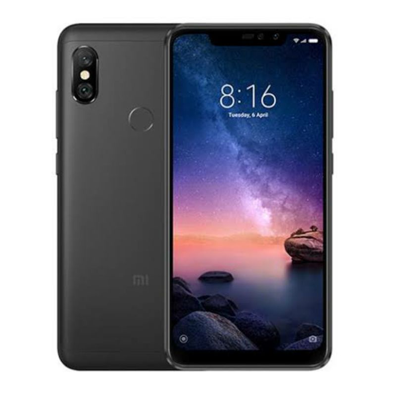 SECOND - REDMI NOTE 6 PRO, RAM 3/32GB WARNA BLACK