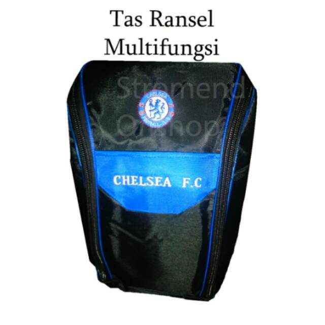 Tas Ransel Bola Chelsea Pria Wanita Bahan Dolby