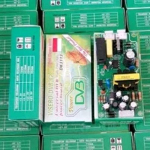 UNIVERSAL  REGULATOR DVB MP2 MP4 POWER SUPPLY RECEIVER KIT MODUL MPEG4 MPEG2 PSU SEMUA TIPE PARABOLA