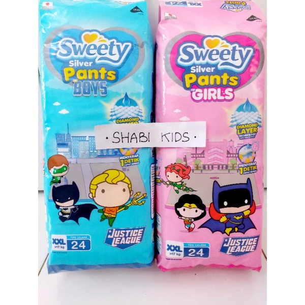 SWEETY SILVER Boys Girl XXL24