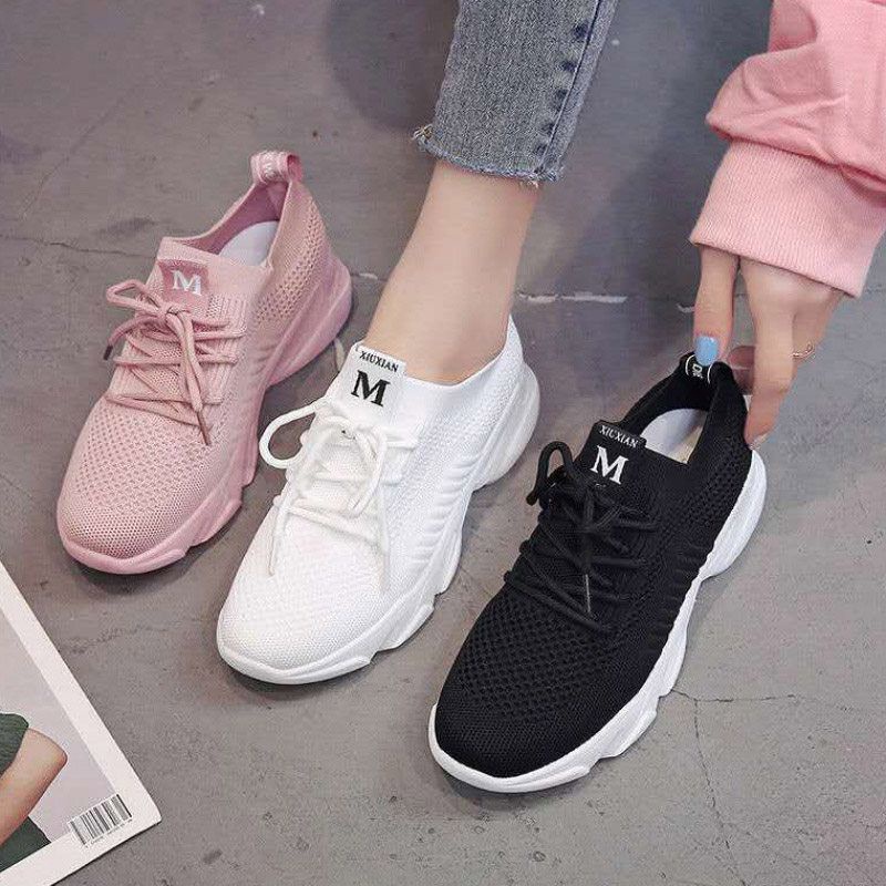 [ESSE] Sepatu Sneakers Wanita Kanvas SLip on Fashion Impor Ala korea Disruptor W1