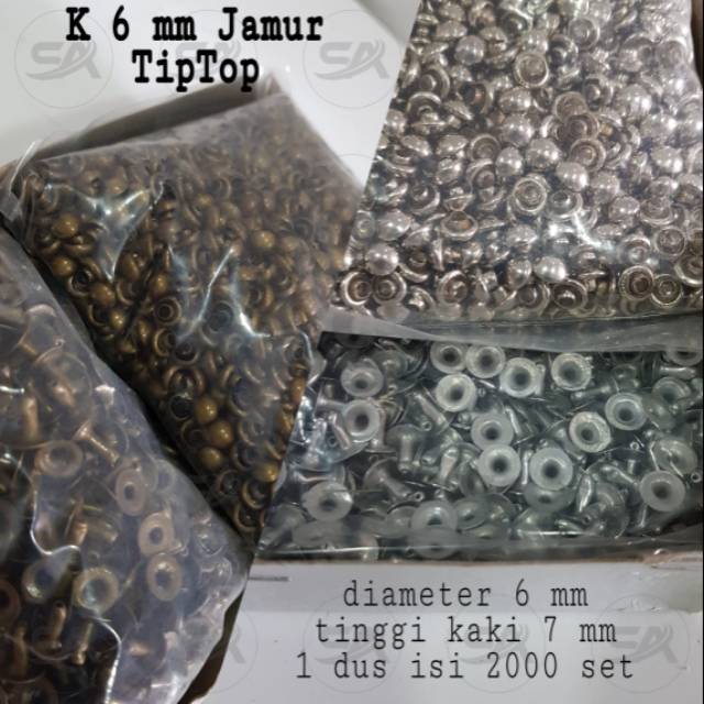 

[DUS] KELING JAMUR 6 MM T (2000 SET)