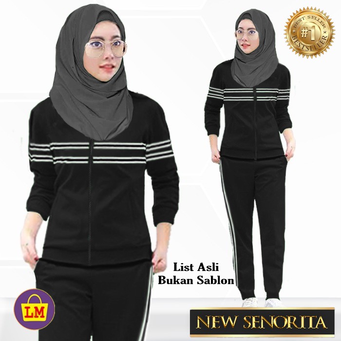 Baju Setelan Olahraga Senam Training Senorita XL XXL XXXL LMS 04964 05068 05172